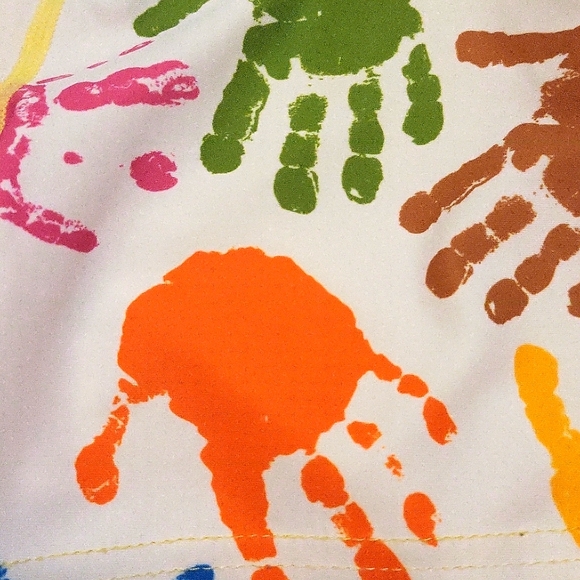 Colorful mesh lined shorts - Picture 3 of 3